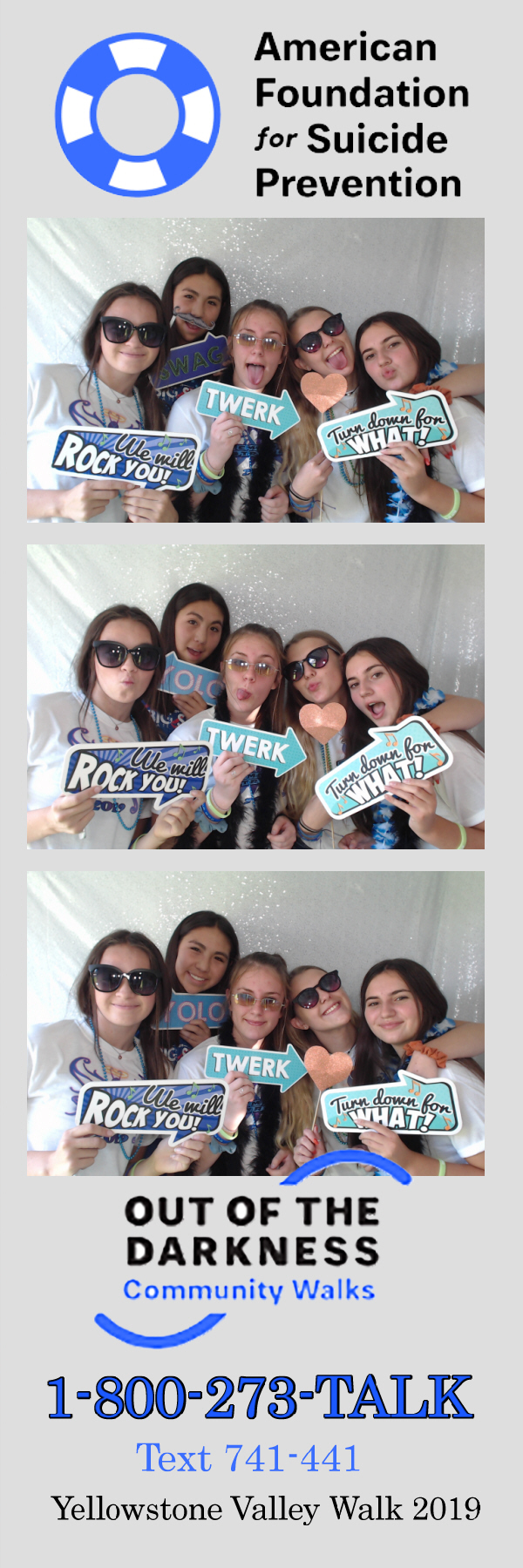 Out of the Darkness Walk 2019 | View more photos from the event at gallery.photoboothbillings.com/u/PhotoBoothBillings/Out-of-the-Darkness-Walk-2019